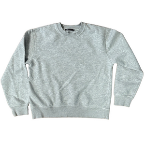 Zara Light Gray Woman’s Crewneck Sweatshirt Size Small